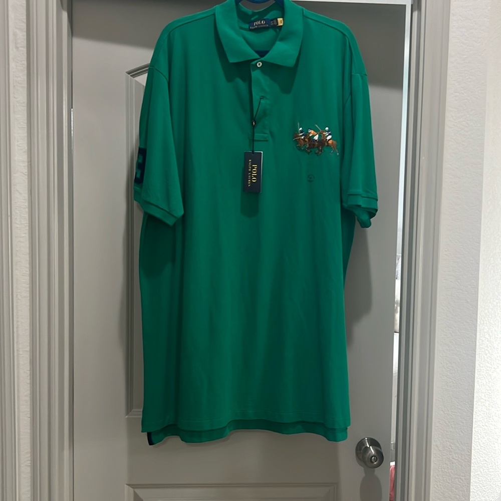 Men’s 2X green polo